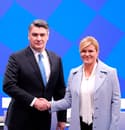 (VIDEO) Kdo je Ivo Sanader? Milanović in Grabar-Kitarovićeva v televizijskem soočenju na meji prepira