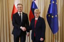 Obisk poljskega predsednika: Nataša Pirc Musar in Andrzej Duda za rešitev dveh držav na Bližnjem vzhodu