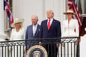 (FOTO) Trump ob sprejemu britanskega kralja izpostavil poseben odnos med državama