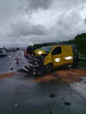 (FOTO) Ni jim videti konca: V dveh dneh tri nesreče na primorski avtocesti pri Postojni