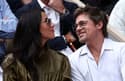 (FOTO) Brad Pitt na teniškem turnirju presenetil z redkimi izlivi nežnosti