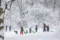 V sosednjih državah prav tako napovedujejo zimske razmere