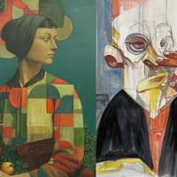 Ukrajinska umetnika, oče in sin, v Galeriji Luna z razmislekom o ženskosti