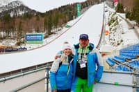 Planica je njun dopust: Tudi, ko morata na skakalnico že ob pol treh zjutraj
