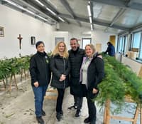 (FOTO) Za veliko noč v Vatikanu tudi slovenske orhideje