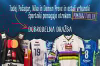 Za otroke gre: Sodelujte pri dobrodelni dražbi osebnih predmetov vrhunskih slovenskih športnikov in pomagajte!