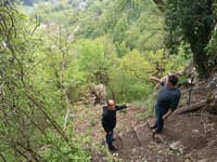 (FOTO) Planinski učni center Podčetrtek: Zdaj lahko obiskovalci tudi splezajo na grad