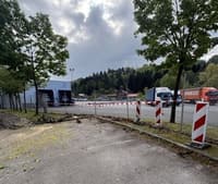 Obvoz čez mejni prehod Gruškovje tik pred odprtjem