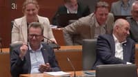 (VIDEO) Poglejte, kako je Vladimir Šega iz Levice nasmejal celoten državni zbor, tudi Černača in Janšo