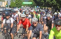 (FOTO) Maraton okoli Pohorja: Na najstarejšem kolesarskem maratonu čez 900 udeležencev