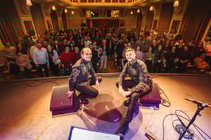 (FOTO) Koncert zasedbe Kalem v Mariboru: Balkanska tradicija v sodobni glasbeni preobleki