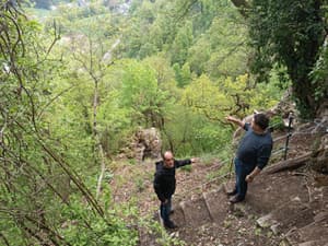 (FOTO) Planinski učni center Podčetrtek: Zdaj lahko obiskovalci tudi splezajo na grad