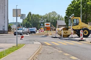 (FOTO) Krožišče v Framu: Več kot sto dni del, kolone in živci voznikov, a kmalu konec