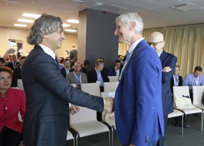 Robert Golob, GEN-I, in nekdanji poslanec Ljubo Germič.