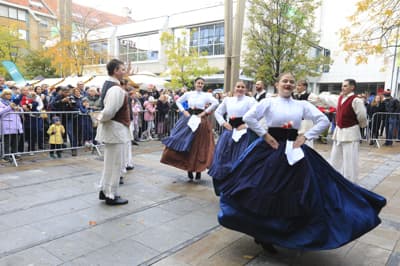 (GALERIJA) Mošta ni več, samo še vino! Takšno je vzdušje na največjem martinovanju v državi