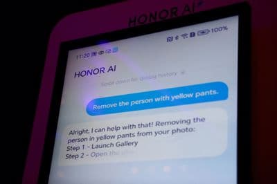 Na sejmu MWC Barcelona 2025 je družba Honor predstavila več novih izdelkov, od prenosnega računalnika z umetno inteligenco Magic Book Pro 14, tablice Honor Pad 9 in pametne ure Watch 5 Ultra do ergonomskih slušalk Earbuds Open. 