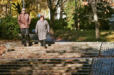 (FOTO) Mestni park v jesenskih barvah