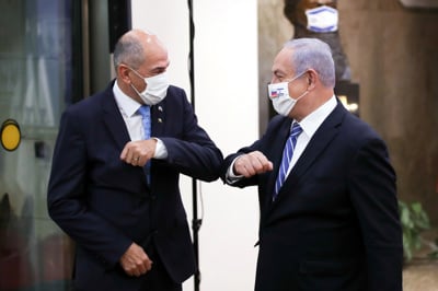 Netanjahu govoril z Janšo: Izrael in Slovenija bosta spet prijateljski državi. Ostro se je odzval Golob