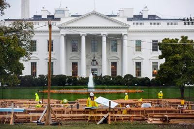 (VIDEO) Trumpova vizija prihodnosti: Kakšna bo videti Bela hiša leta 2029?