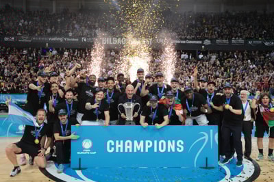 (FOTO) Slovenski košarkarski reprezentant do pomembne evropske lovorike