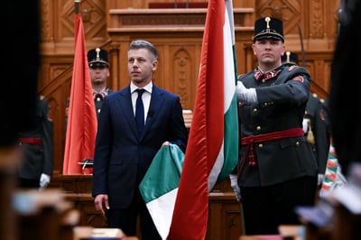(FOTO) Peter Magyar po potrditvi za premierja: Madžarski bom služil in ne vladal