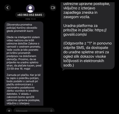 Policija opozarja: Lažni SMS-i "prometne policije" Mariborčane že stali več tisoč evrov