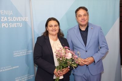 Ministrica Lep Šimenko ob prevzemu poslov za nadaljevanje zastavljenega dela