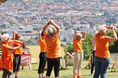 Športni vikend znova privabil Mariborčane na Pohorje, v zrak in na športna prizorišča