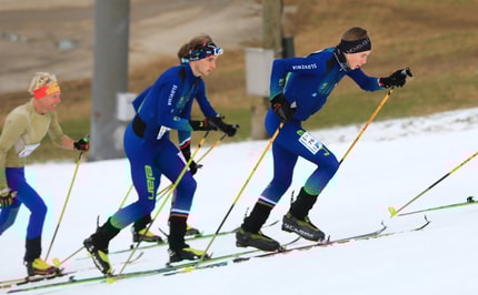 (FOTO) Na Pohorju so se pomerili turni smučarji in tekači: Tudi tretji vertikal Luki Kovačiču