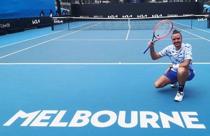 Marino Kegl kljub gluhoti z izjemnimi dosežki: Na odprtem prvenstvu Avstralije prvak v dvojicah