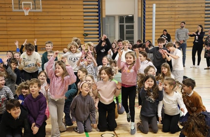 (FOTO) V prenovljeni dvorani Vrbanska znova otroški smeh