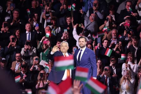 (FOTO in VIDEO) Ameriški podpredsednik JD Vance v Budimpešti: Z Orbanom odprla fronto proti Bruslju