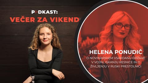 (VIDEO) Večer za vikend s Heleno Ponudič: Še pred jutranjo kavo pogledam, koliko je bilo to noč mrtvih na obeh straneh