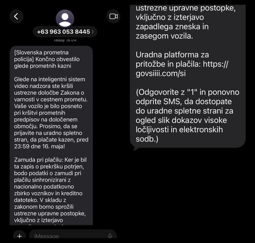 Policija opozarja: Lažni SMS-i "prometne policije" Mariborčane že stali več tisoč evrov