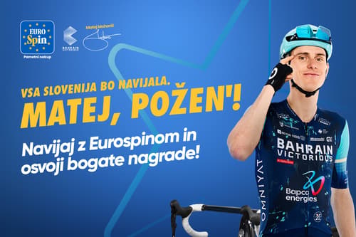 Navijaj z Eurospinom in osvoji ogled finala Tour de France v Parizu