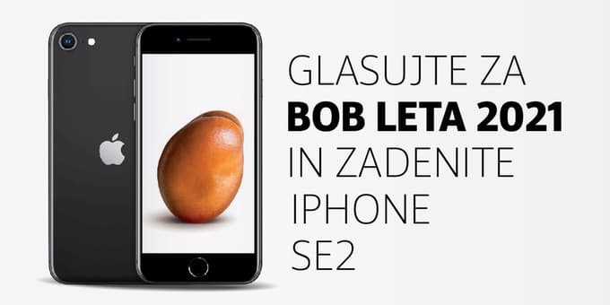 Bob leta 2021 bo ... Začenja se nagradno glasovanje, osvojite lahko novi iPhone