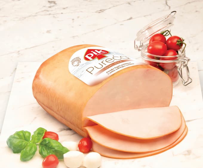 Puranja dimljena šunka PIK Vrbovec primerna za vsako priložnost.
