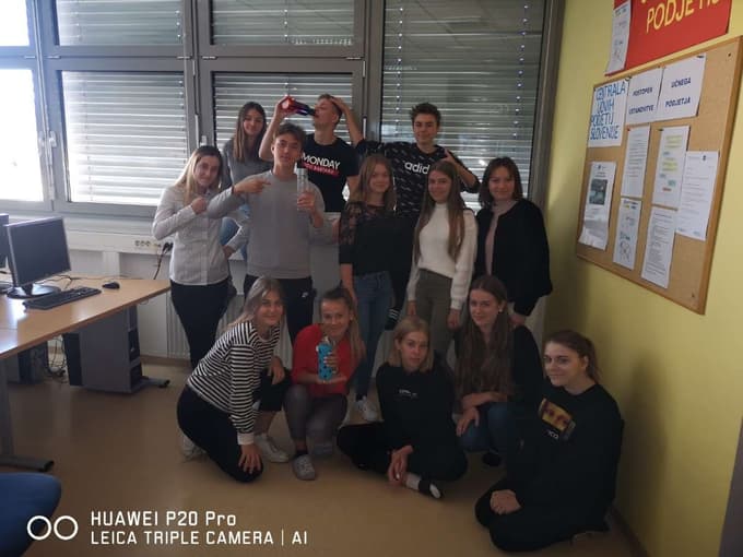 Dijaki učnega podjetja Foto: Arhiv šole