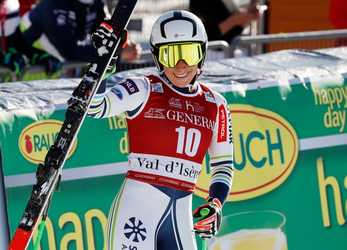 Zadovoljna Ilka Štuhec