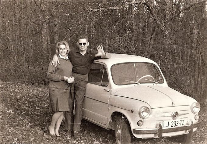 Majda in Igor, 1963, prvi avto v družini