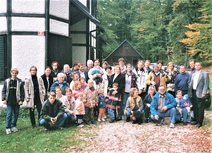 Urbanci (Bohinj 1998), prvo (in žal edino) srečanje vseh bratov in sester z družinami