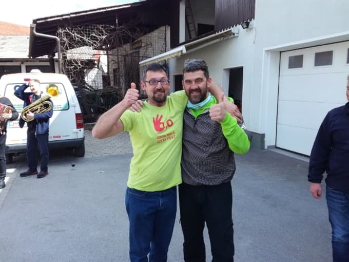 Andrej Pegan in Jaroslav Sakala Foto: Osebni arhiv