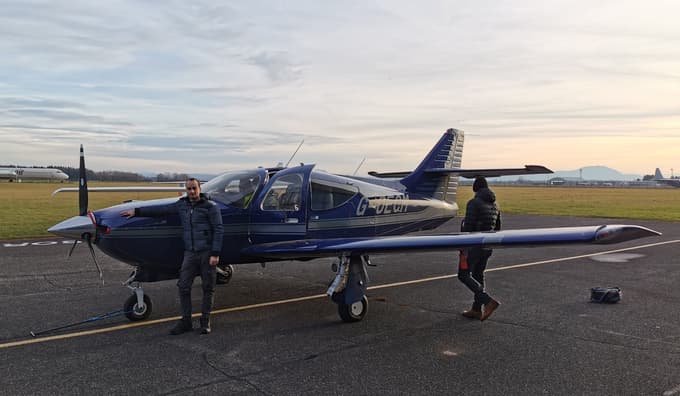 (FOTO in VIDEO) Letalo Commander 114B: Nova pridobitev Letalskega centra Maribor