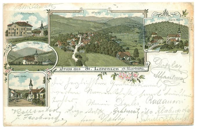 Ena od prvotnih razglednic