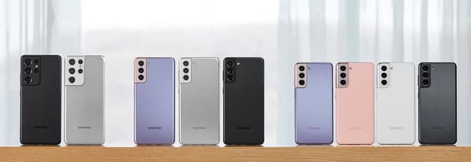 Serija mobilnikov Samsung Galaxy S21.