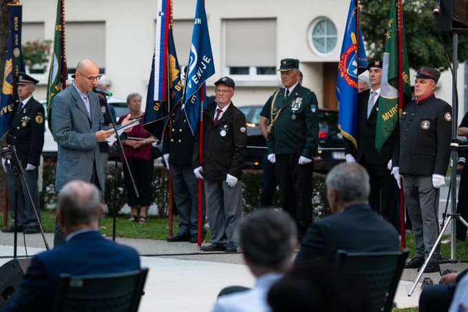 Dšan Šarotar je bil slavnostni govornik na proslavi od dnevu priključitve Prekmurja matičnemu narodu.