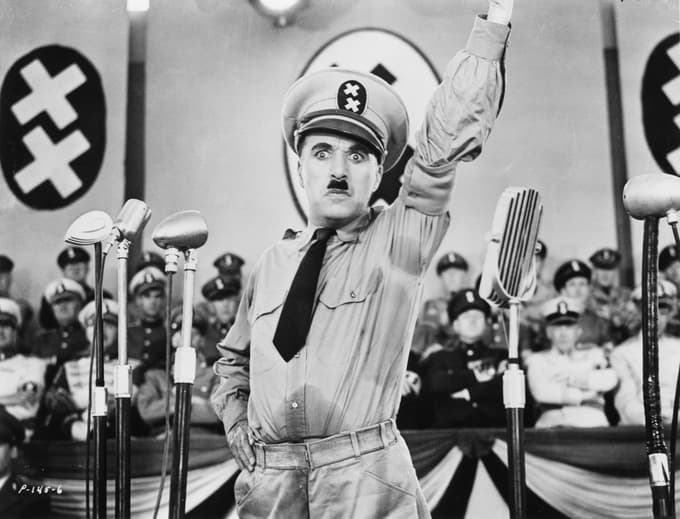 Veliki diktator - parodija na Hitlerja in obsodba nacizma Foto: Profimedia