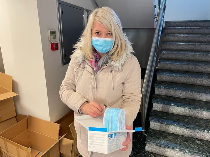 V paketu je 50 mask. Foto: Tomaž RANC
