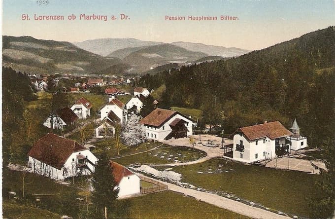 Kompleks klimatskega zdravilišča Buttner leta 1909
Foto: arhiv Franca Verovnika