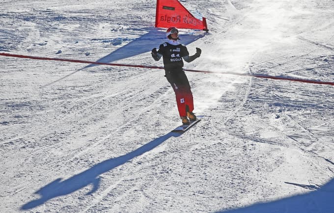 Počasnejše rdeče proge se je bal, a je na njej zmlel vse tekmece. 